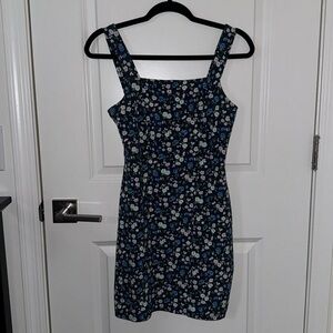 Floral Hollister bodycon flower print tank top dress Y2k vintage
